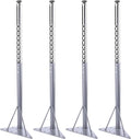 KAZAKA Adjustable Table Legs 20-30 in - Stable Height Options