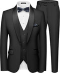 Men's Slim Fit 5 Piece Shawl Lapel Suit with Tie & Pocket Square
