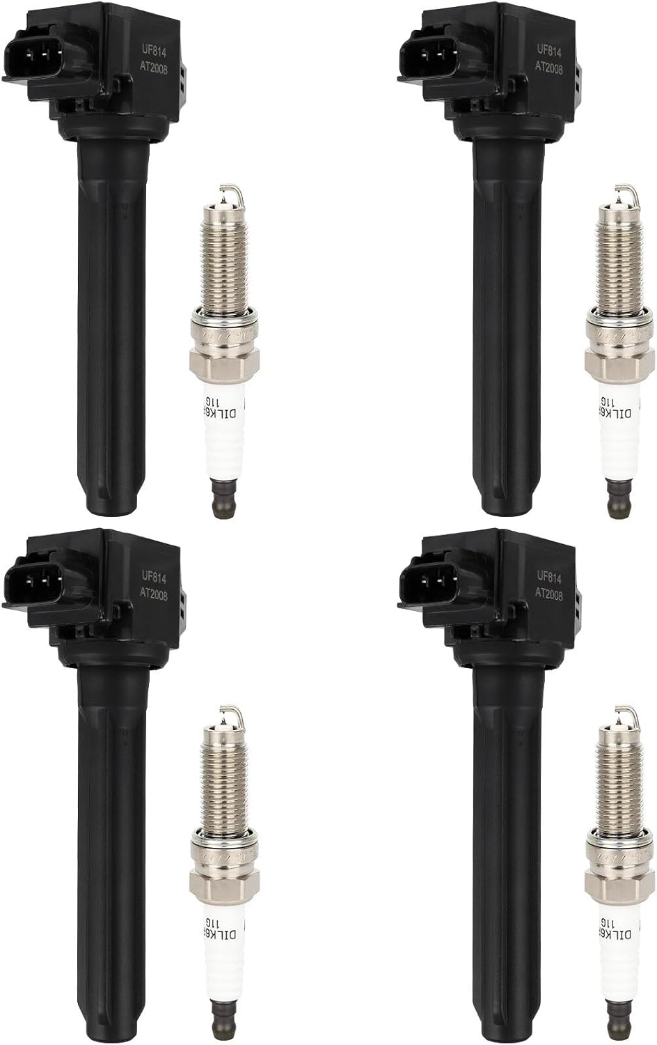 ECCPP Ignition Coils and Iridium Spark Plugs for Outlander