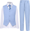 Boys Vest Set Formal Dress Suits Wedding Outfit Dresswear - Smart on