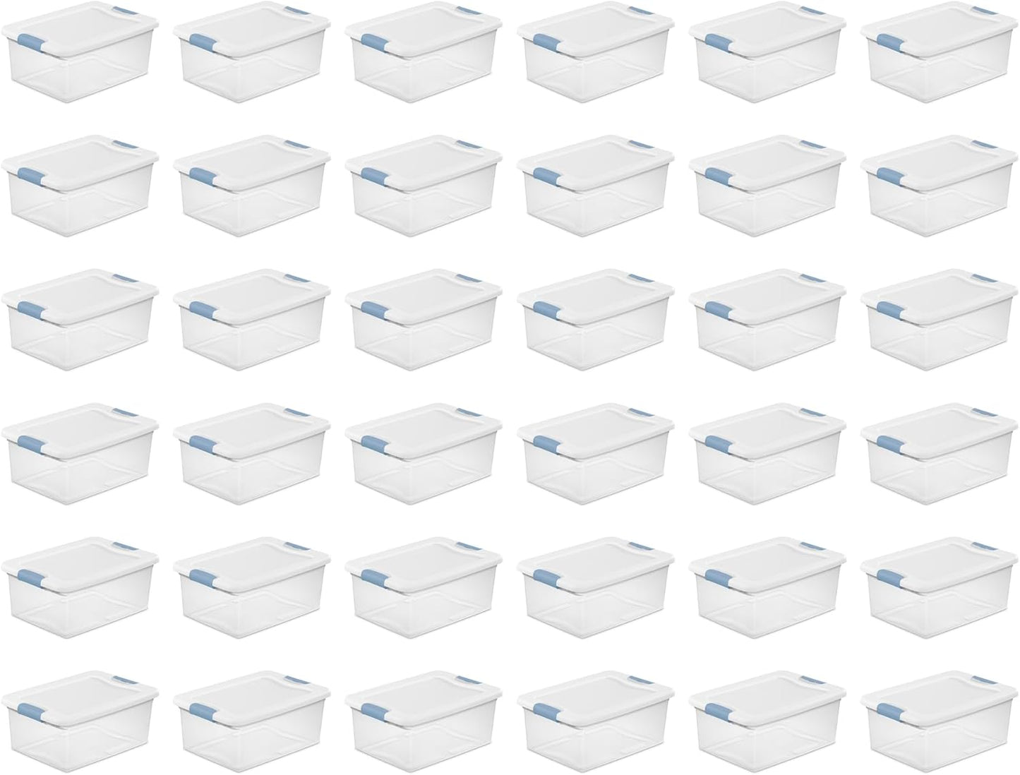 Sterilite 36-Pack Latching Box for Under Bed Storage Needs