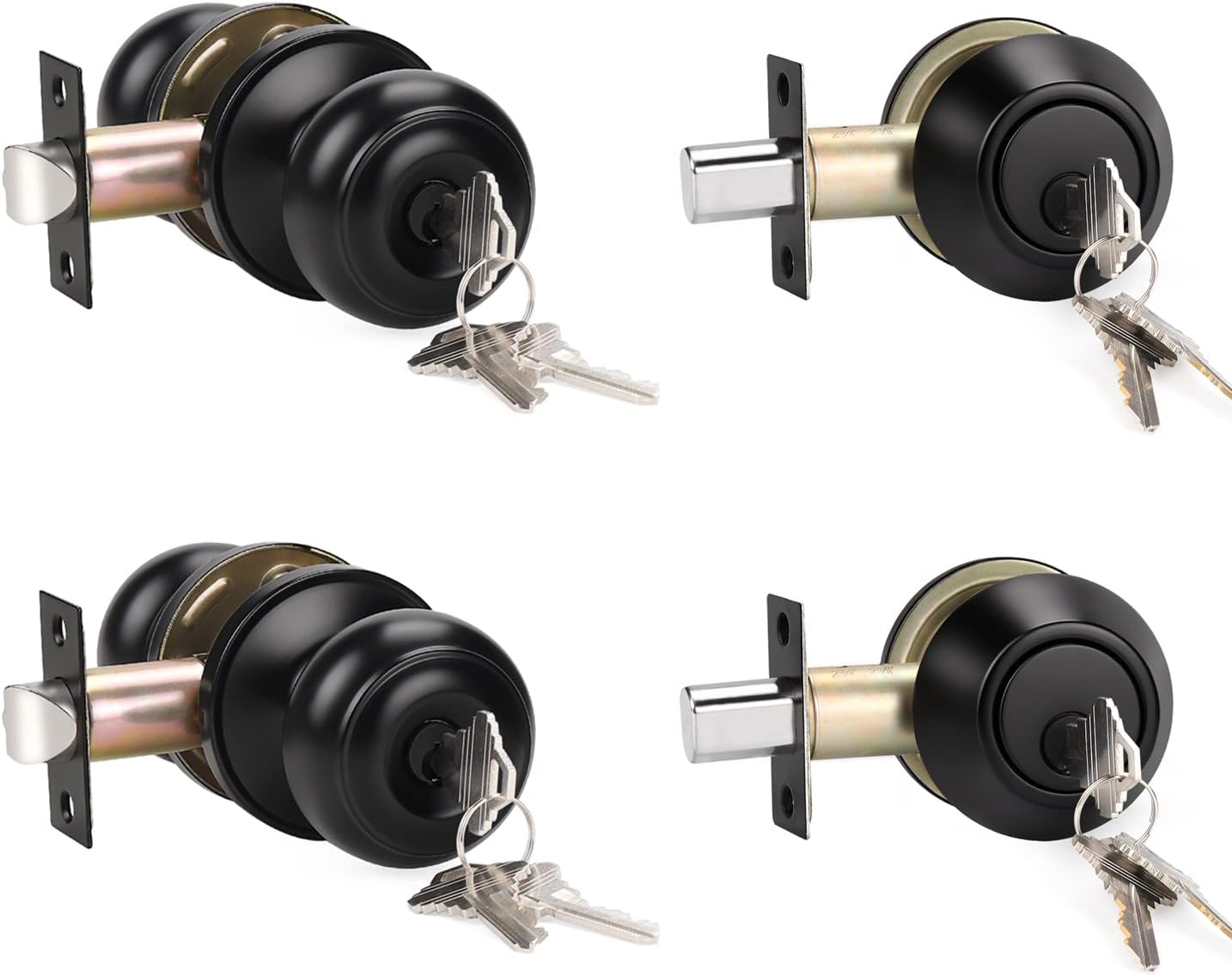 KNOBWELL Keyed Alike Entry Door Knob and Deadbolt Set Review