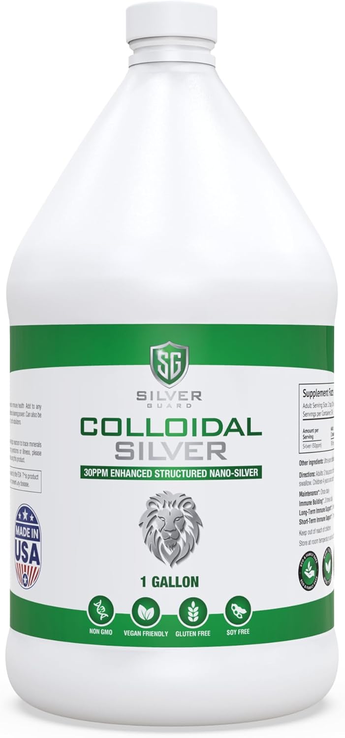 Enhanced Colloidal Silver Gallon Size for Immune Support & Health