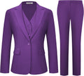 Women's 3 Piece Suit Lady Business Casual One Button Slim Fit Blazer