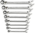GEARWRENCH 8 Pc Reversible Ratcheting Combination Wrench Set - Smooth