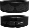Katamu Premium Leather Lever Weightlifting Belt - Solid Support