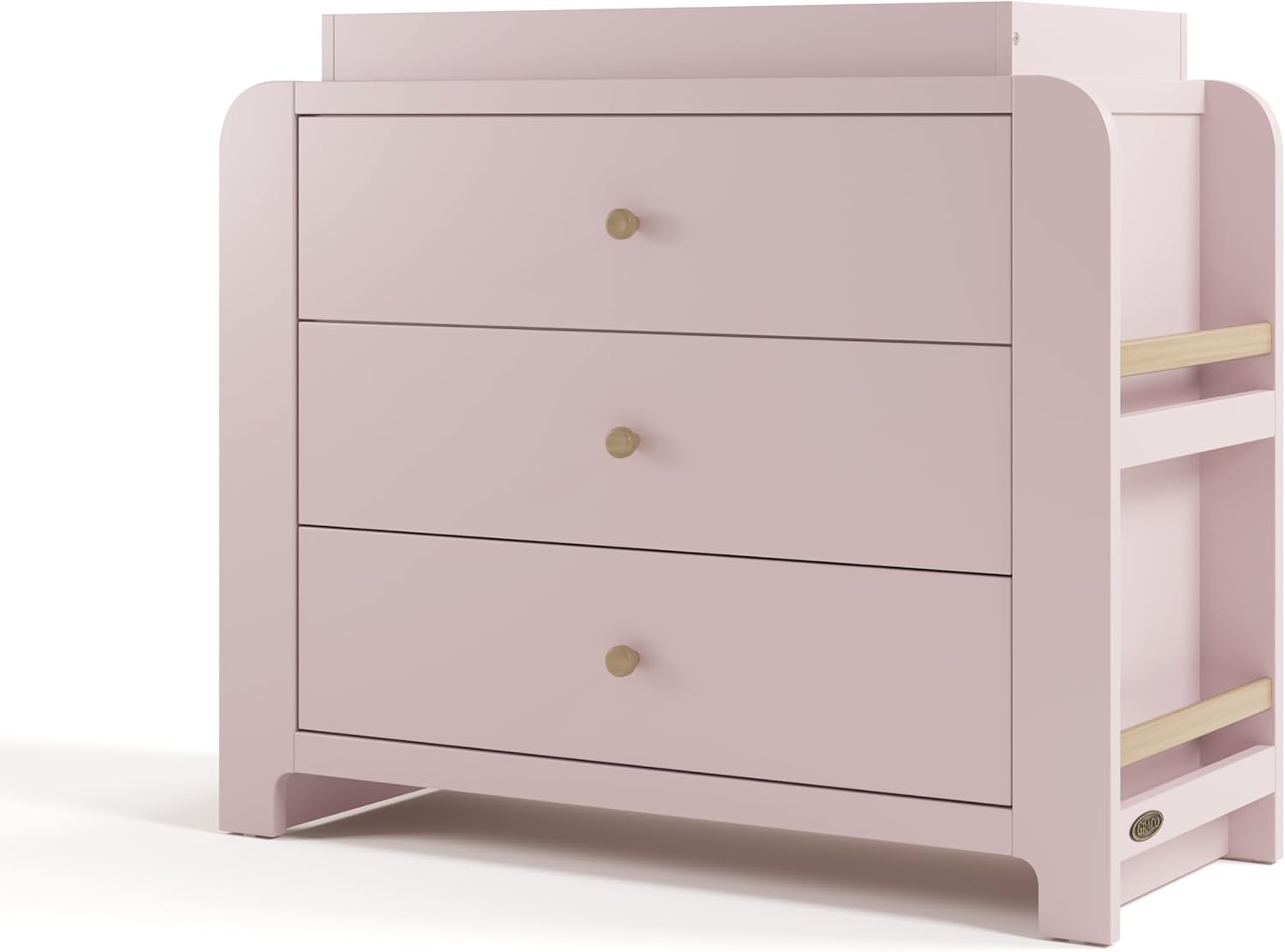 Graco Read-with-Me 3 Drawer Chest with Bookshelves for Kids