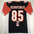 Autographed Chad Ochocinco Cincinnati Black Football Jersey - Signed