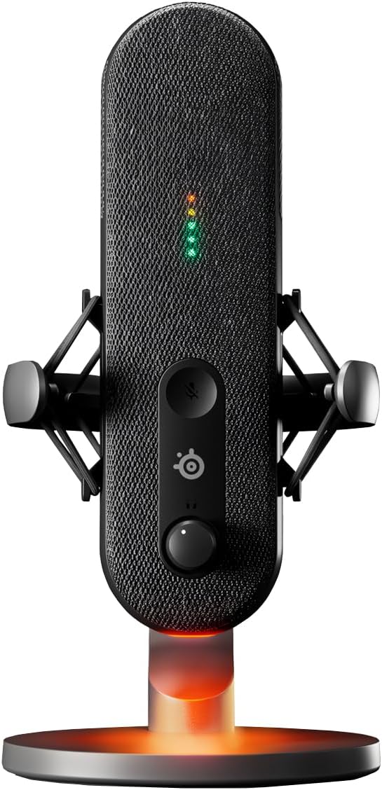 SteelSeries Alias USB Mic for Gaming, Streaming, and Podcasting