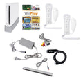 Wii Console Bundle (White) with Wii Play - Renewed Console Ready