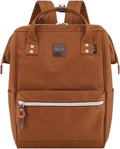 Large Travel Backpack for Women & Men 17.7 in - Mocha Canvas Work Bag