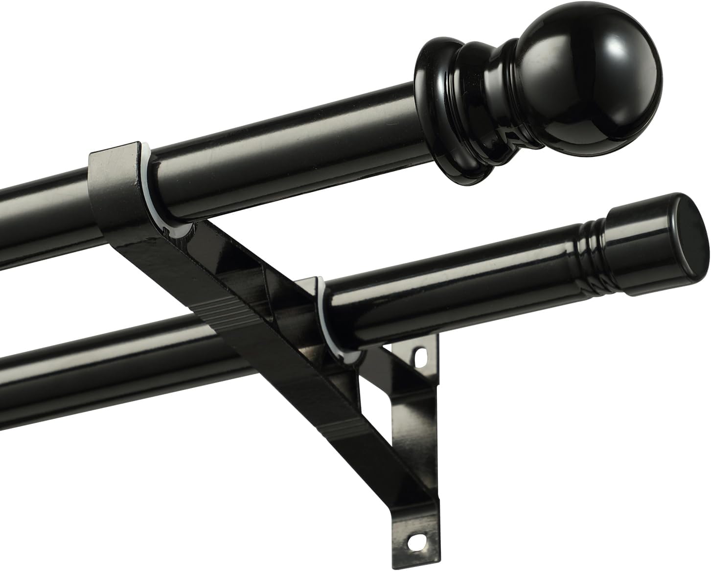 Adjustable Double Curtain Rod - Stylish & Secure