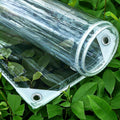 Clear Tarps Heavy Duty Waterproof 10x10 ft Clear PVC Tarp - Durable