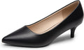 DREAM PAIRS Women's Pumps Kitten Heel Pointed Toe - Comfortable 2in