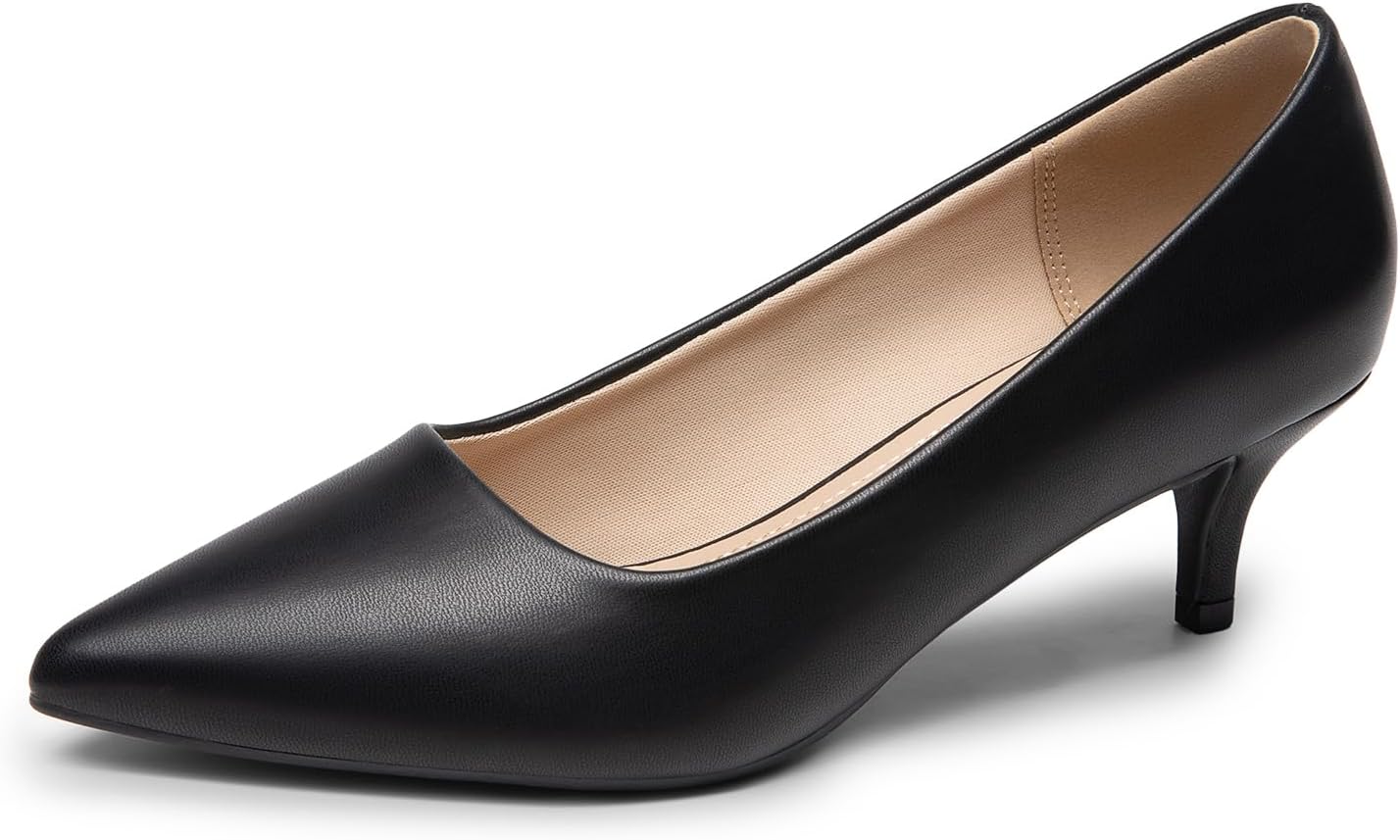 DREAM PAIRS Women's Pumps Kitten Heel Pointed Toe Shoes Review
