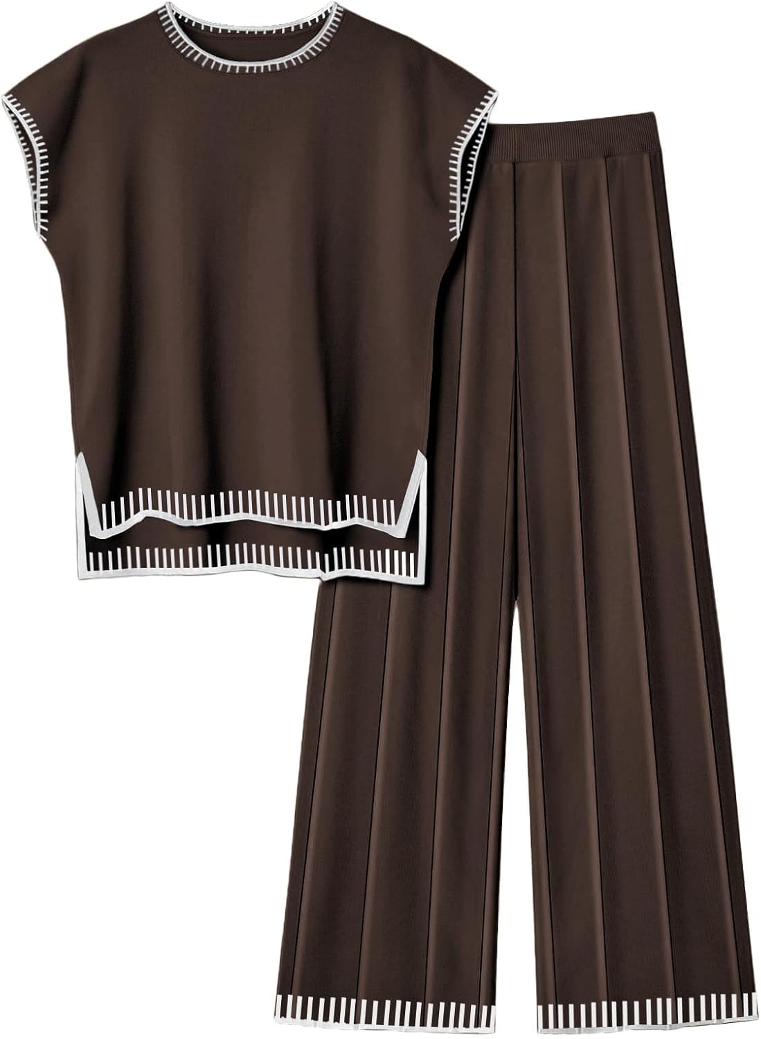 Ekouaer Womens Matching Sets Knit Sweater Sets for All Seasons