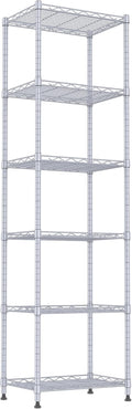 REGILLER 6 Wire Shelving Steel Storage Rack for Home Use