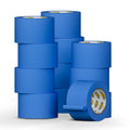 12 Pack Blue Painters Tape 3 in Wide - Bulk 660 Yards for Clean Edges