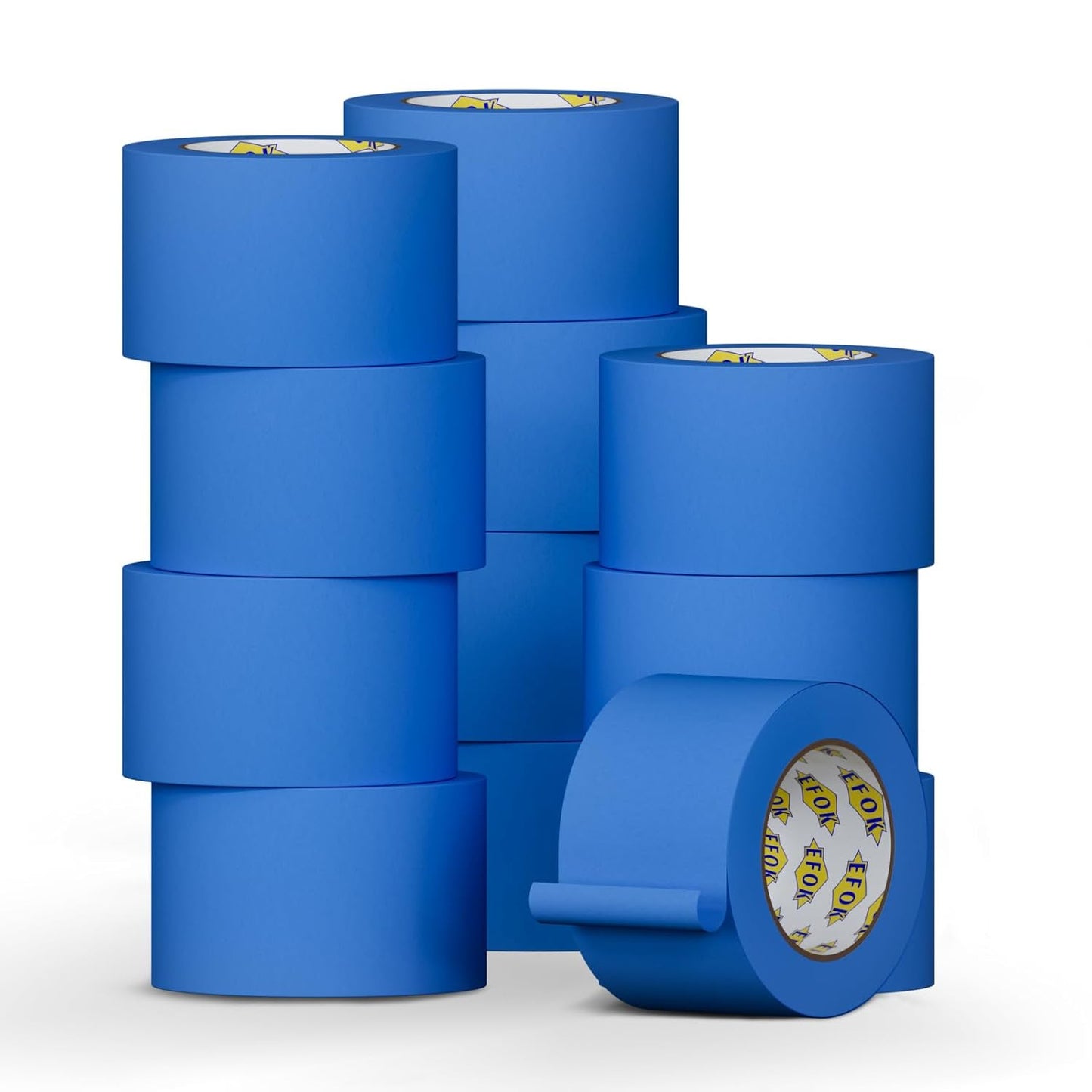 12 Pack Blue Painters Tape for Precision Painting and Packing