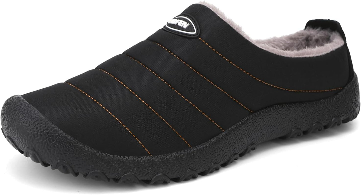 UBFEN Winter Warm Slippers for Men and Women with Plush Lining