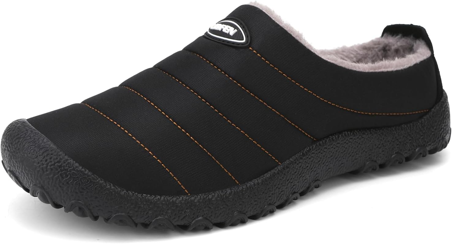 UBFEN Winter Warm Slippers for Men and Women with Plush Lining