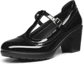 DREAM PAIRS Women's Classic Oxfords Heels T-Strap Dress Shoes