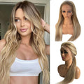 30 Inch Ombre Blonde 13x4 HD Lace Front Wig - Natural Look