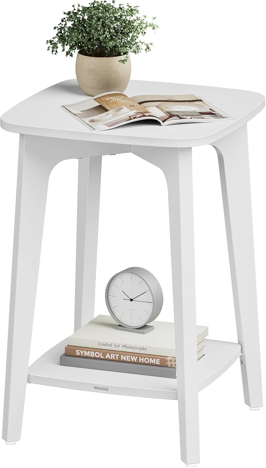 VASAGLE MAEZO Collection Small Square End Table for Any Space