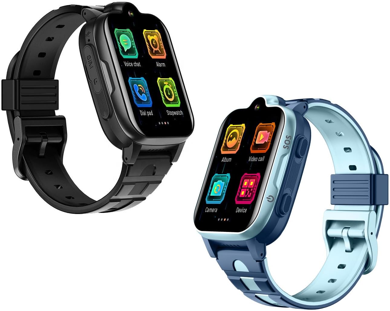 4G Kids GPS Smartwatch - Real-Time Tracking & SOS Alert! 
