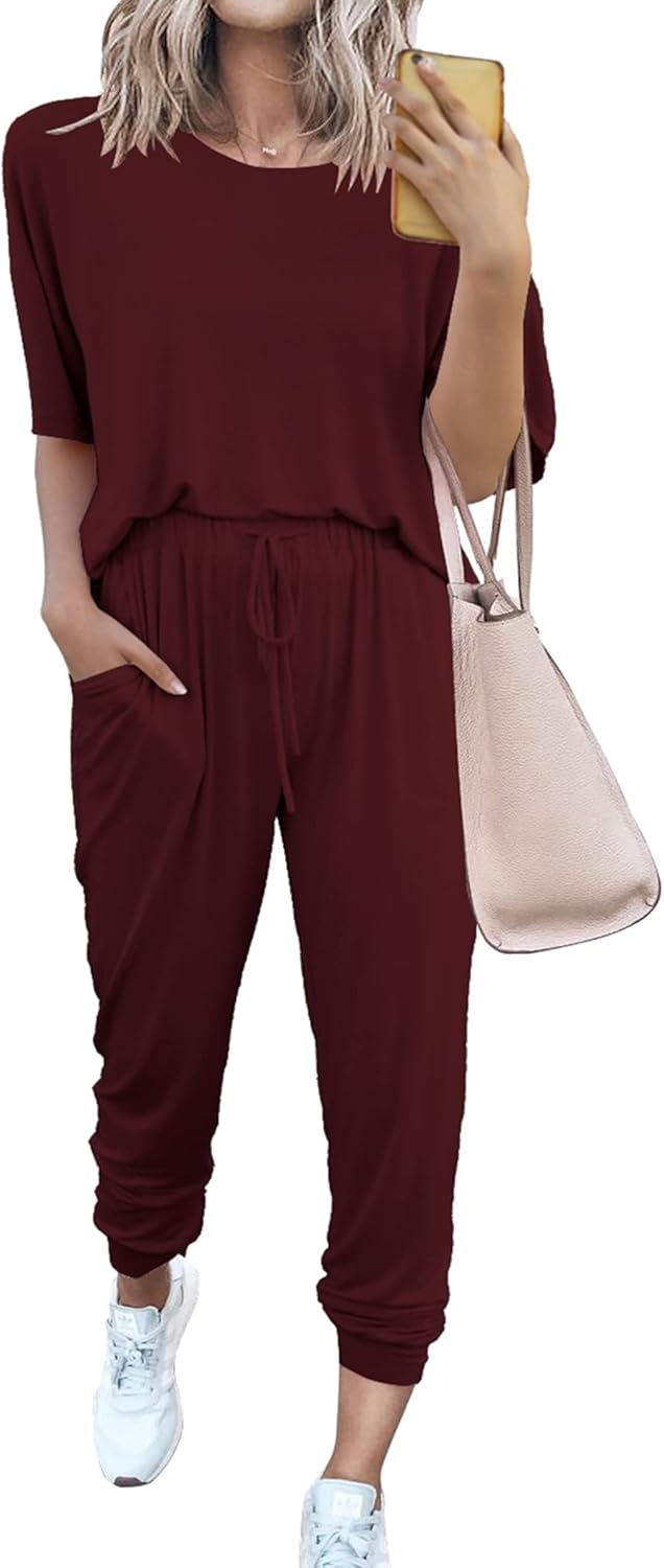 PRETTYGARDEN Women's Two Piece Lounge Sets for Summer Travel