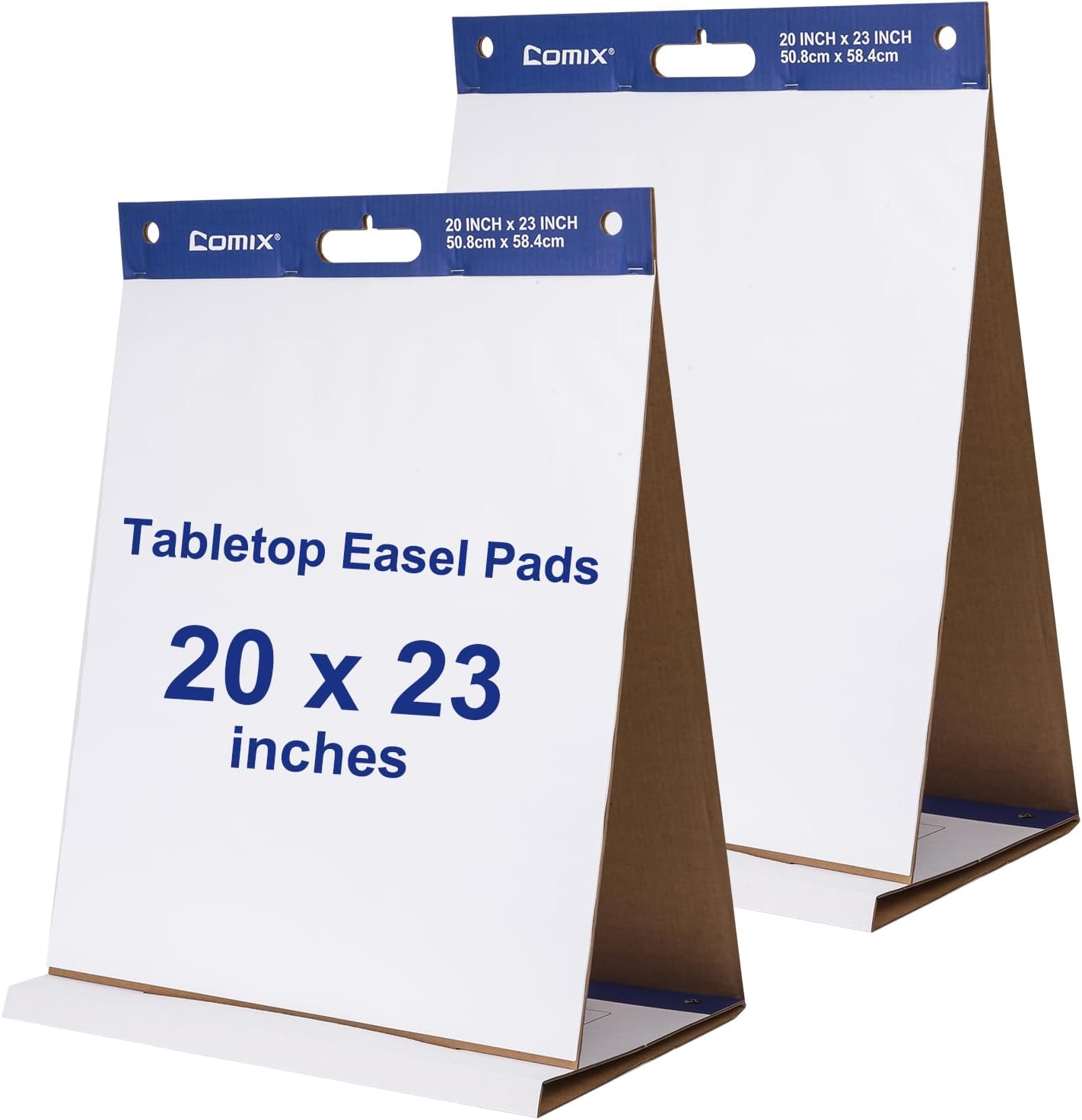 Comix Sticky Portable Tabletop Easel Pads for Teachers and Offices