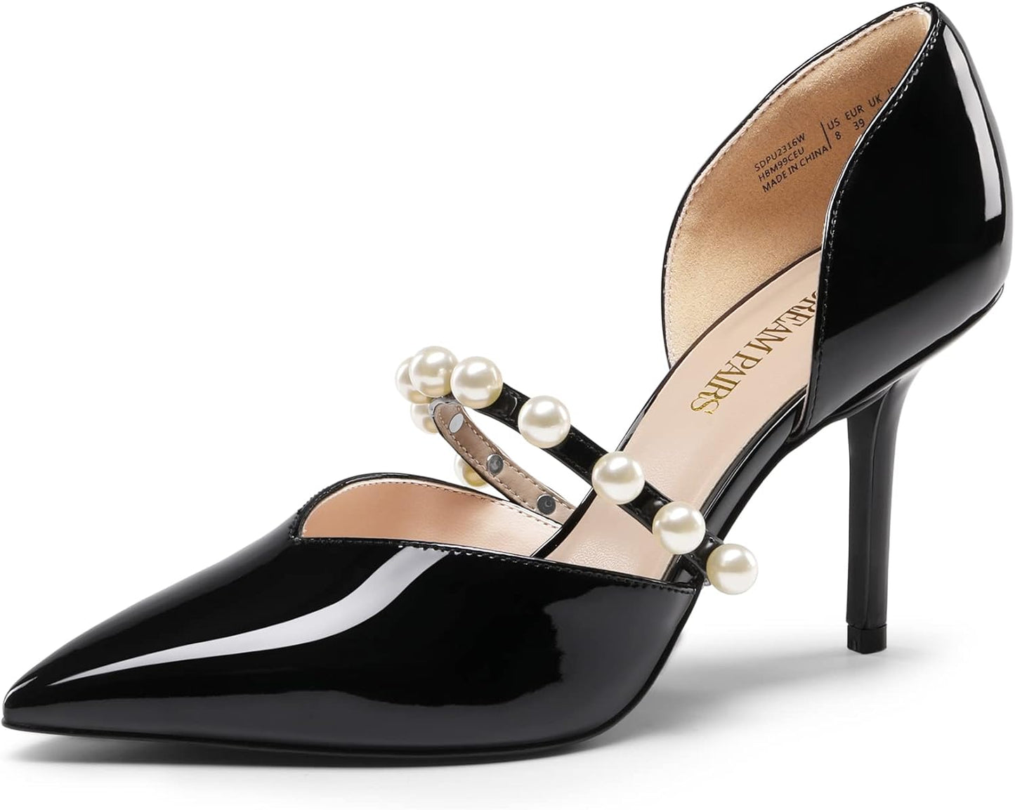 DREAM PAIRS Women's Elegant D'Orsay Dress Wedding Party Pumps