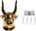 Cheerock Gold Bull Head Bass Guitar Wall Holder