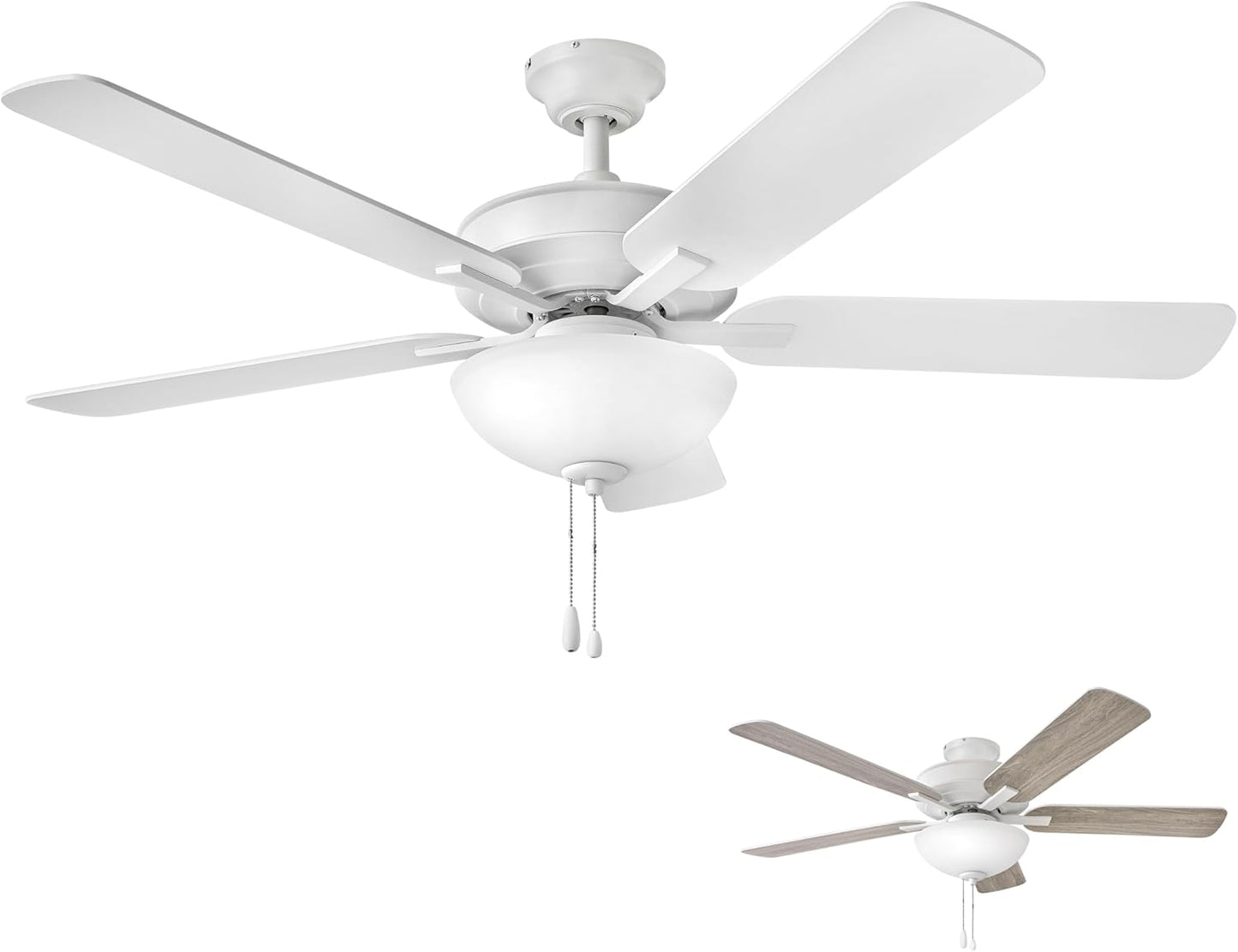 Hinkley Metro 52in LED Indoor Ceiling Fan with Light Features