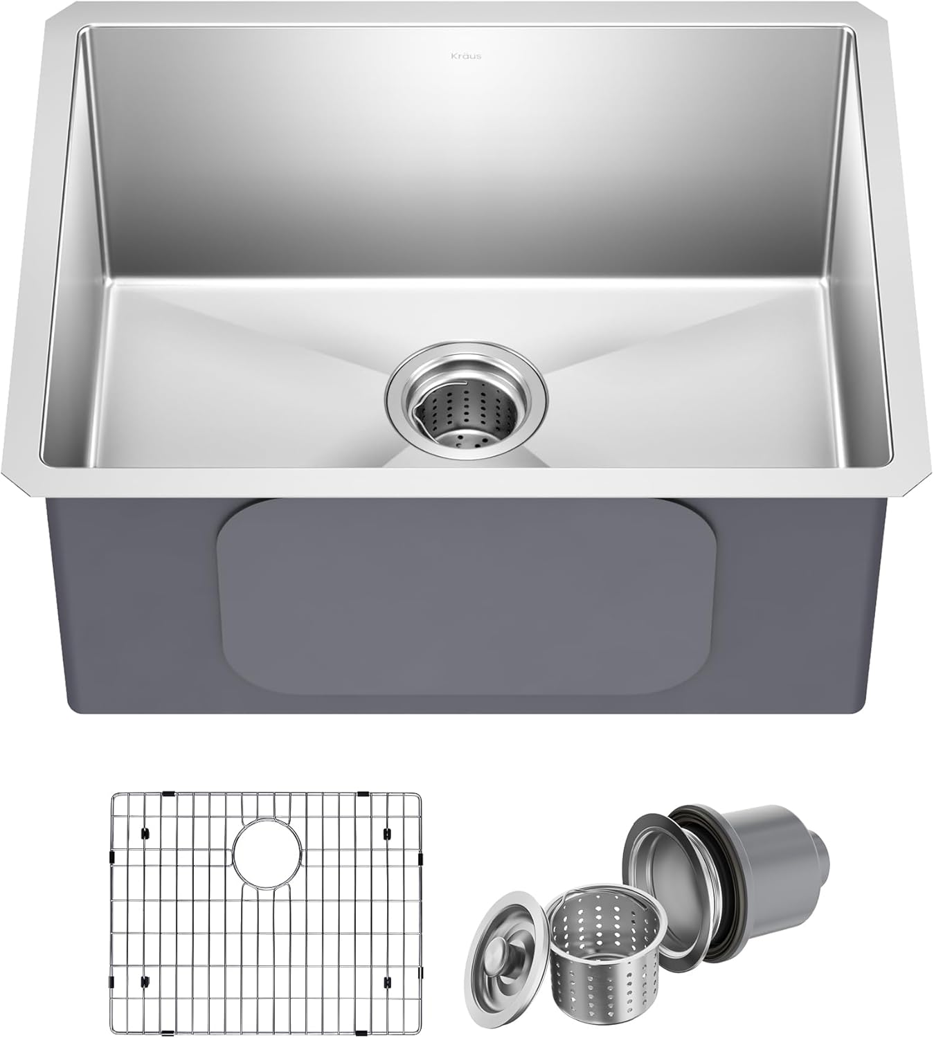 KRAUS Standard PRO 23-Inch Undermount Stainless Steel Sink