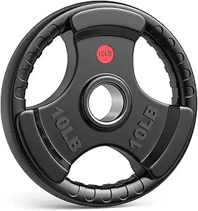 GIKPAL Rubber Weight Plates for Olympic Weightlifting at Home