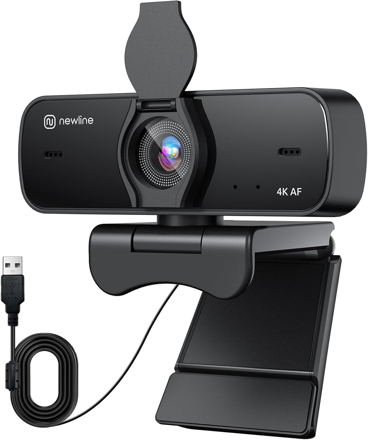 4K Webcam for PC with Microphone - NewEye 60s for Clear Calls