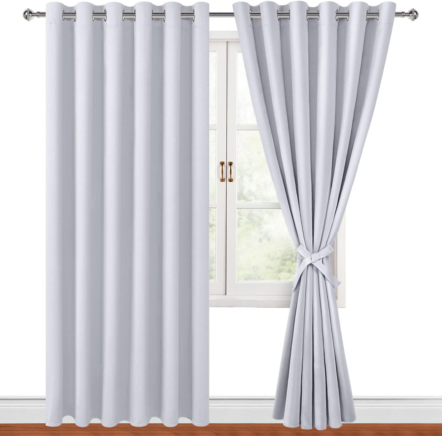 Hiasan Room Darkening Curtains for Bedroom - Energy Saving Drapes