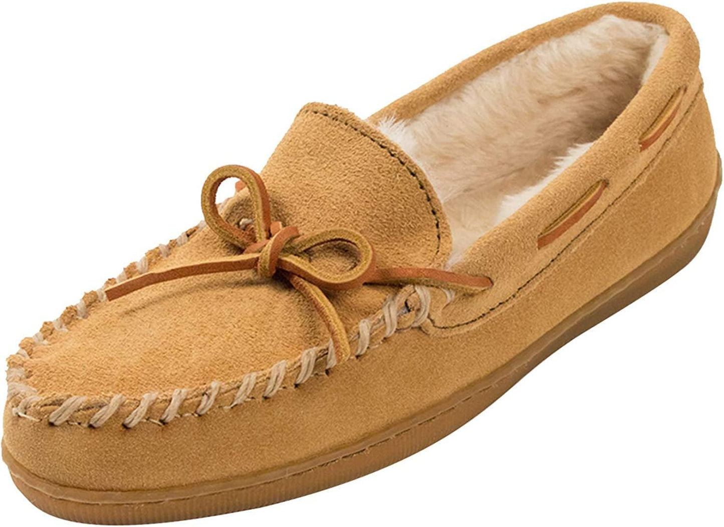 Minnetonka Men's Pile Lined Hardsole Slipper for Ultimate Comfort