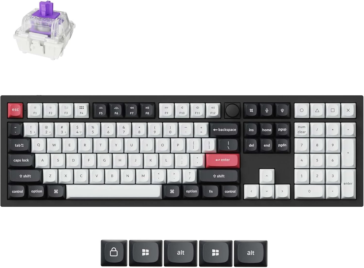 Keychron Q6 HE Wireless Custom Mechanical Keyboard