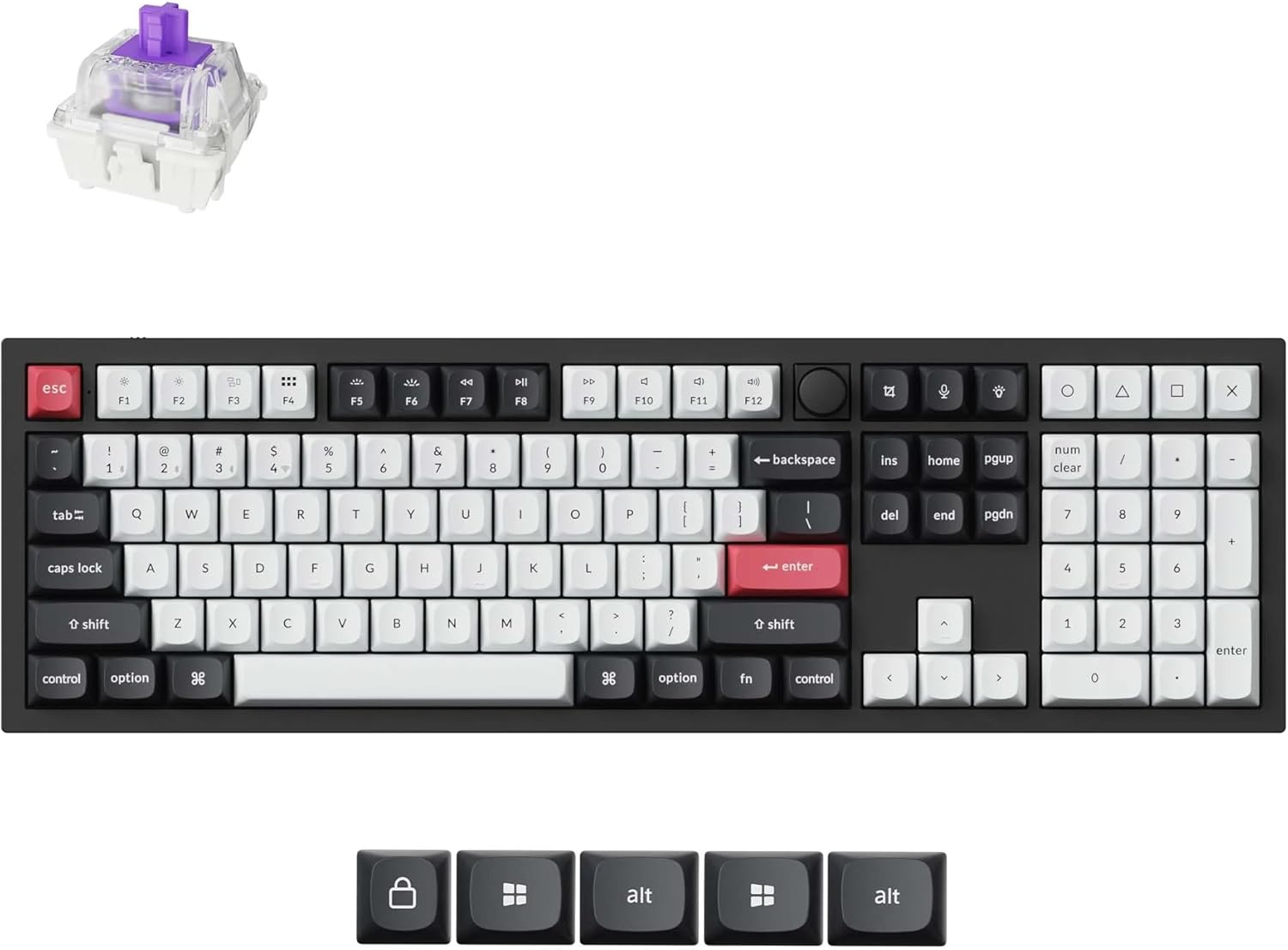 Keychron Q6 HE Wireless Custom Mechanical Keyboard