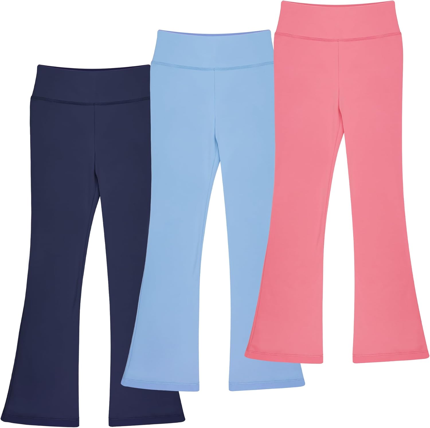 BIG ELEPHANT Girls Flare Leggings for Stylish Active Play