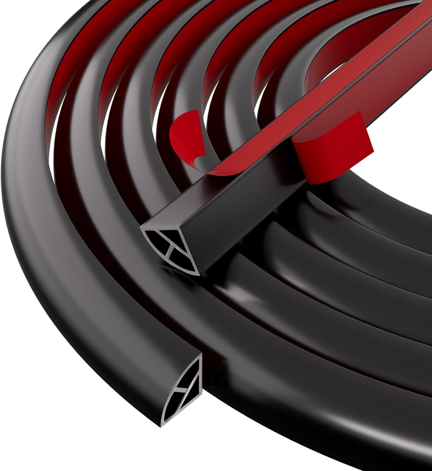 Flexible Quarter Round Molding Trim for Curved Surfaces and Edges