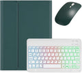 Backlit Keyboard Case for Galaxy Tab S6 Lite 10.4 in Dark Green