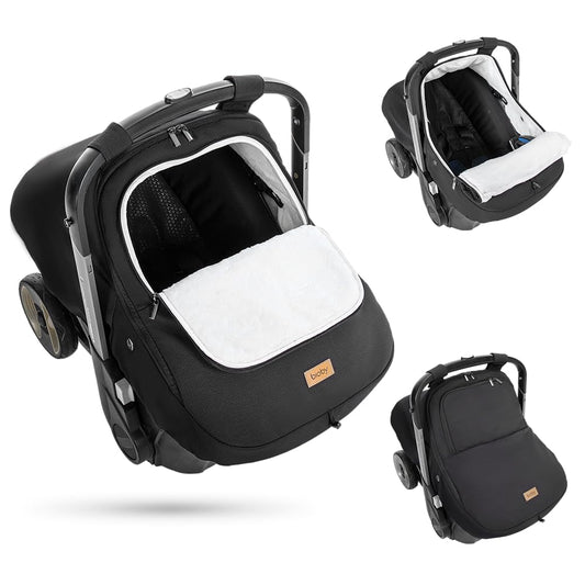 Bioby Winter Baby Car Seat Cover for Cozy and Warm Protection