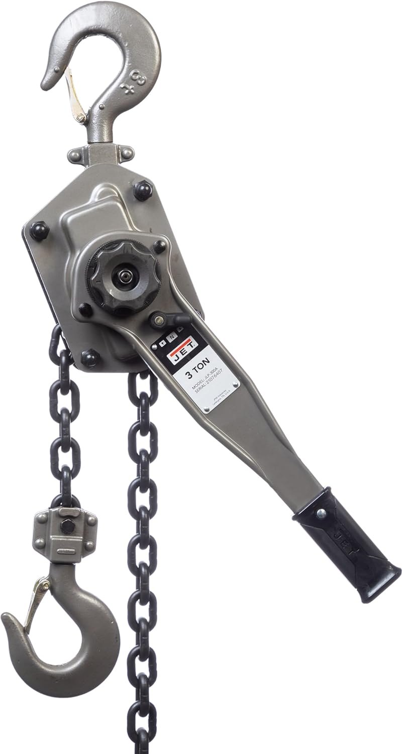 JET 3-Ton Lever Hoist with 15ft Lift for Heavy Lifting Needs