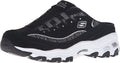 Skechers Sport Women's D'Lites Slip-On Mule Sneaker - Cushioned Hafzal