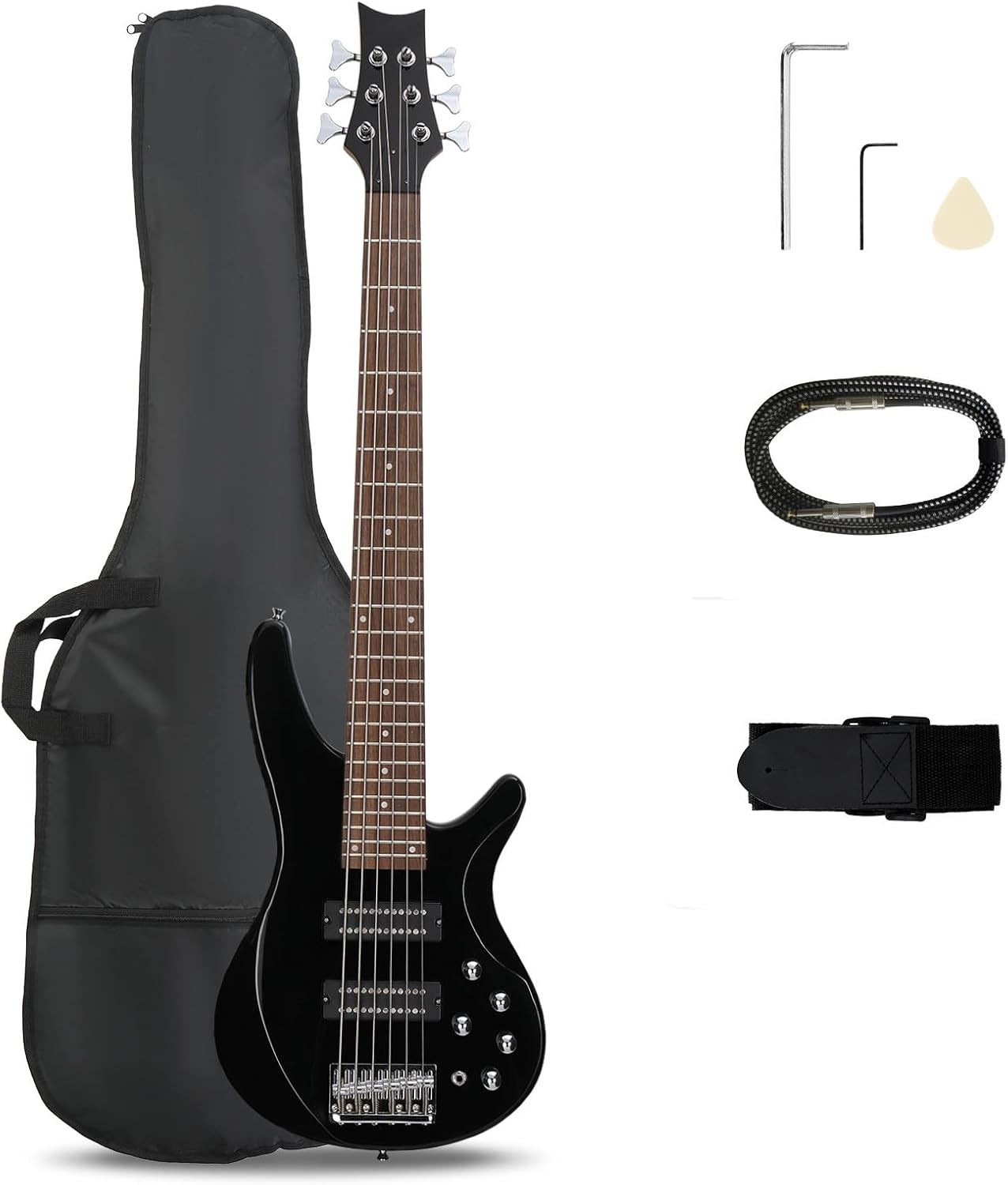 Beginner Electric Bass Guitar with Pro Pickup