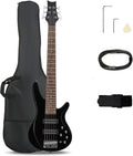 Ktaxon Bass Guitar for Beginners with H-H Pickups and Unique Design