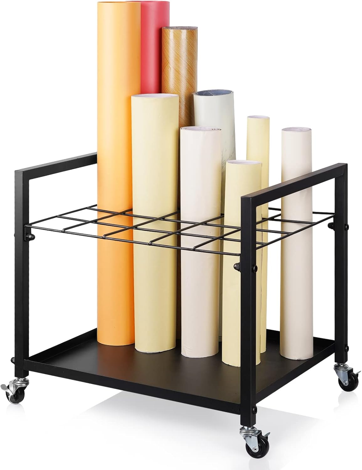 Blueprint Storage Rack with Wheels for Efficient Organization